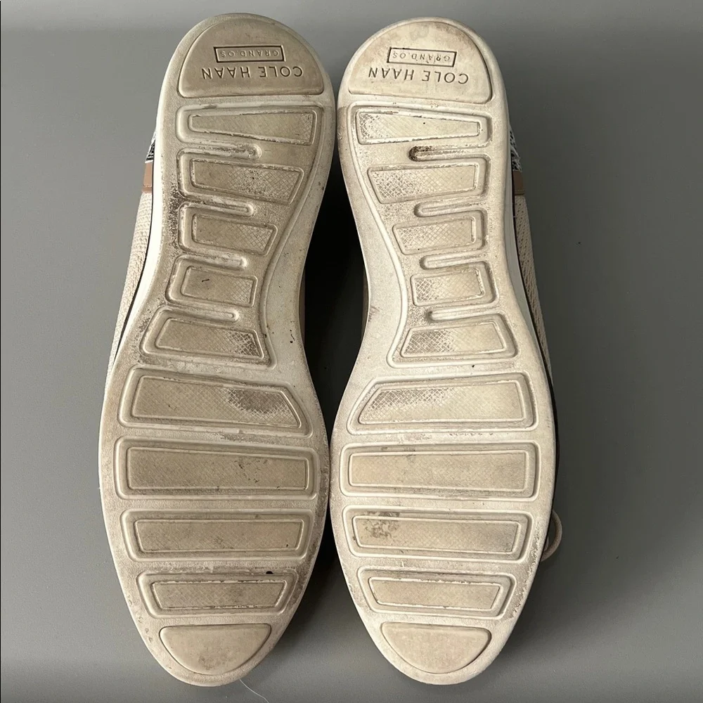 Cole Haan Original Grand Meridian Oxford Beige/Snake Print Size 9M